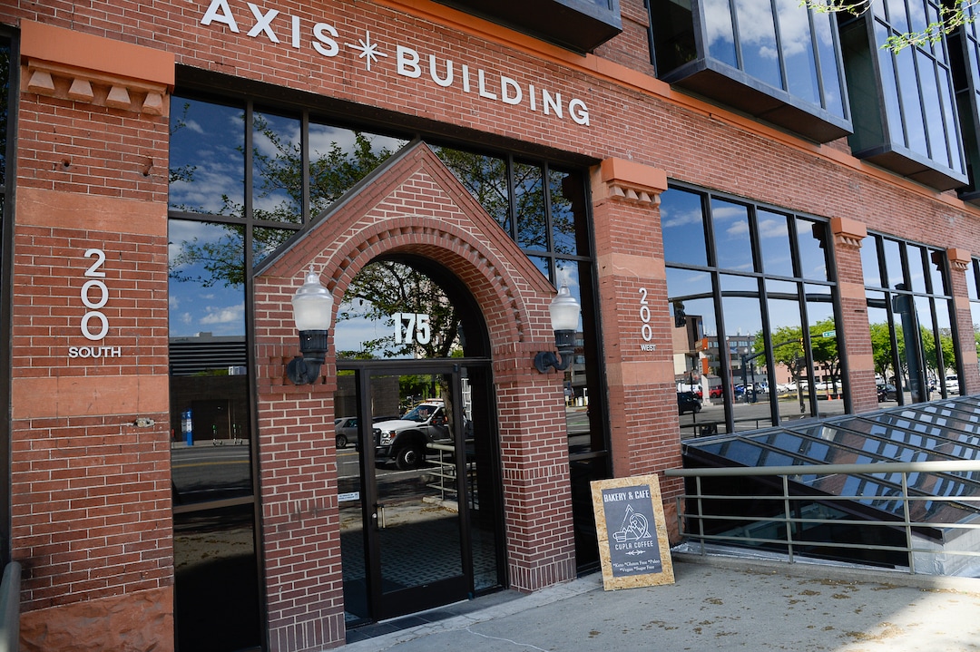 (Francisco Kjolseth  |  The Salt Lake Tribune)  Cupla Coffee opened about a year ago in the basement of the Axis Business Building across from the Salt Palace Convention Center. It's owned and operated by twin sisters Abby Purdie &  Beth Heath. They roast the coffee beans (at a separate location) and make all the baked items, catering to people with gluten-free, vegan, keto diets.