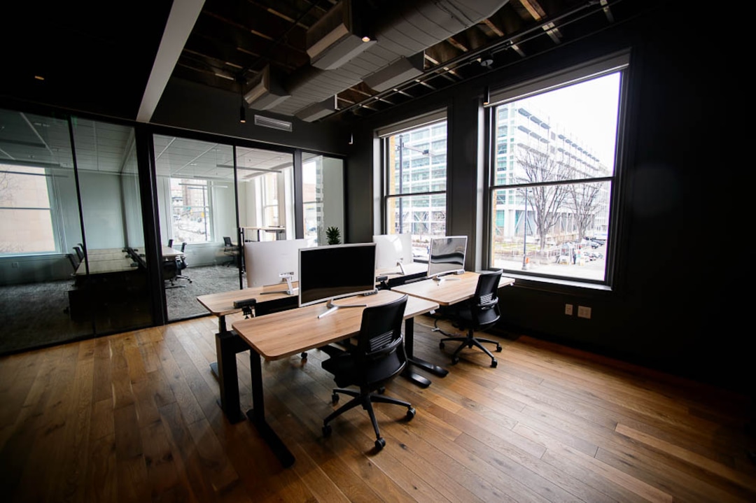 (Trent Nelson | The Salt Lake Tribune)  Common space at CommonGrounds Workplace in Salt Lake City on Friday March 22, 2019. Downtown Salt Lake City's historic Orpheum Theatre has seen a multi-million dollar renovation and will now house Utah's first CommonGrounds Workplace, a San Diego-based provider of coworking spaces.