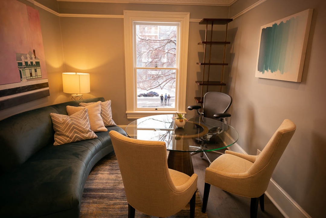 (Trent Nelson | The Salt Lake Tribune)  A therapy room at Encircle: LGBTQ+ Family and Youth Resource Center's new location in Salt Lake City on Friday February 8, 2019.