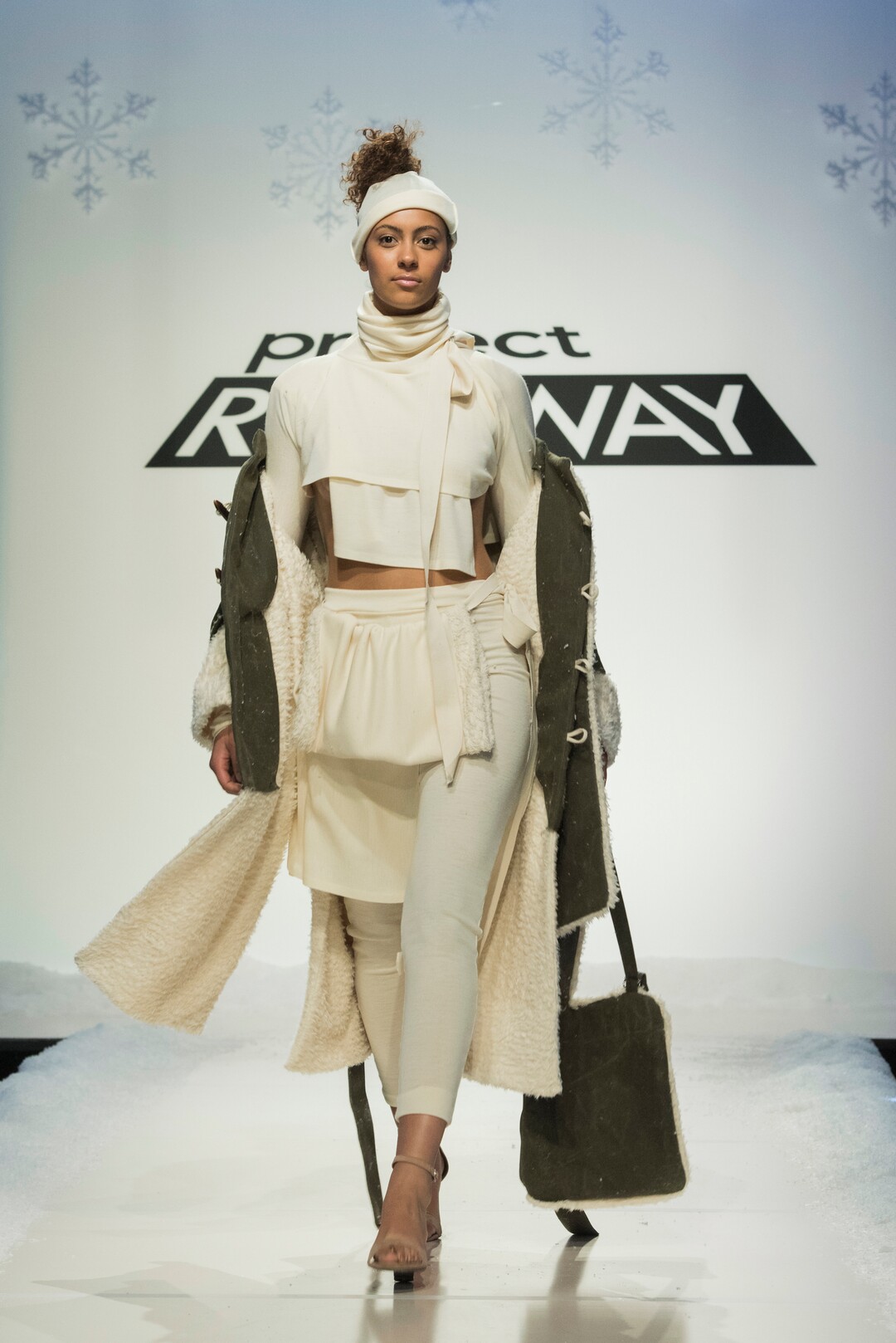 (Photo courtesy of Barbara Nitke/Lifetime) Brandon Kee’s final design for the 12th challenge of “Project Runway's” Season 16. He advanced after this challenge.