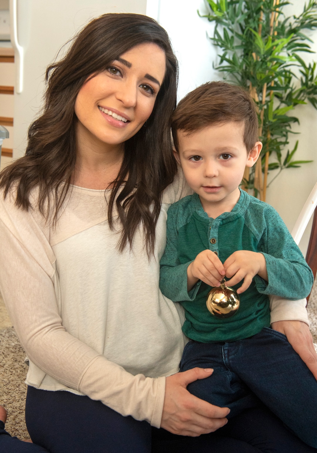 (Rick Egan  |  The Salt Lake Tribune)   Janelle Funicello Porter holds her son  Bridger at her home in Draper, a new study from the U, showing a link between miscarriages and air pollution. Janelle is 20 weeks pregnant and is concerned about air pollution. Friday, Dec. 14, 2018.