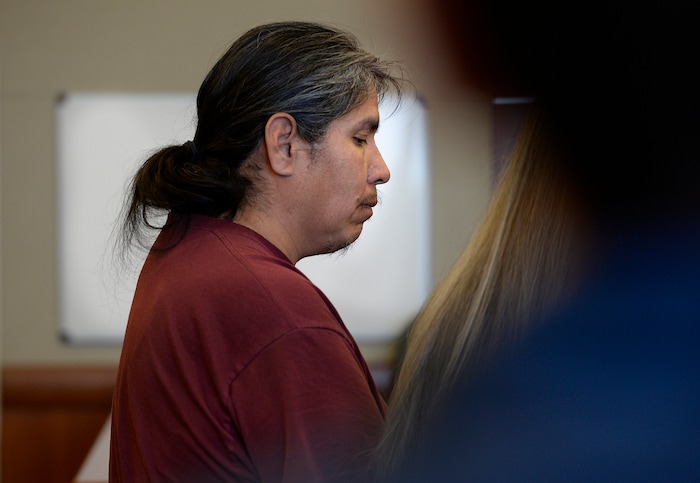 Scott Sommerdorf | The Salt Lake TribuneTerry Lee Black appears at his competency hearing in West Jordan District Court, Thursday, February, 8, 2018. Black is accused of kidnapping, raping and killing 6-year-old Sierra Newbold in 2012.