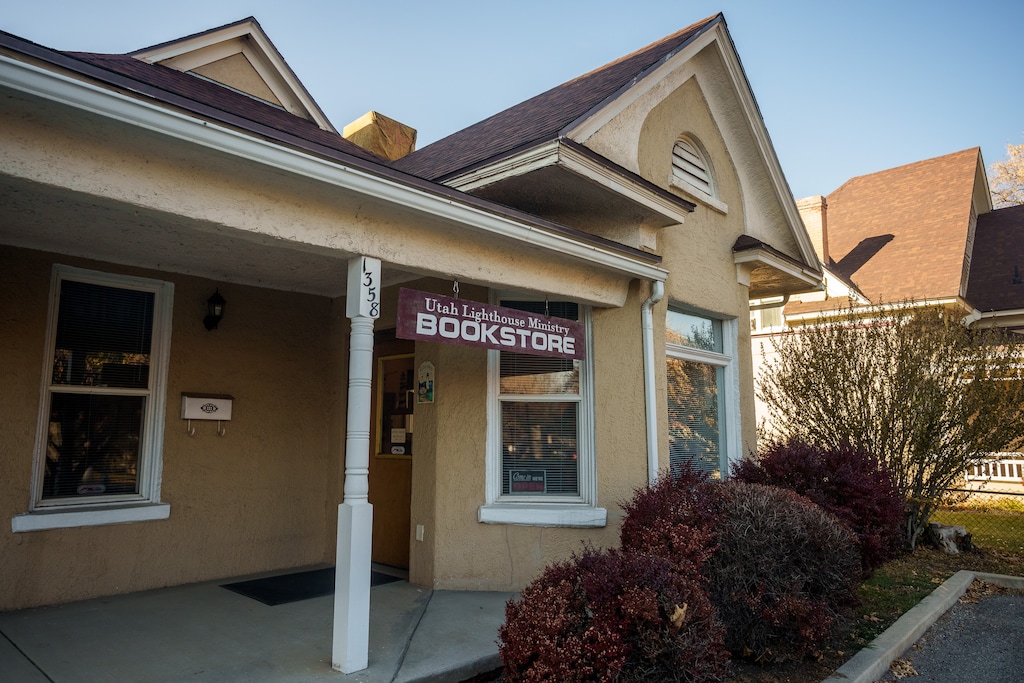 (Trent Nelson  |  The Salt Lake Tribune) Utah Lighthouse Ministry in Salt Lake City on Monday, Nov. 21, 2022. The bookstore will close next year to make way for new development.