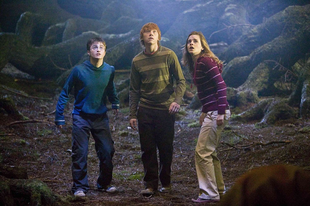 Daniel Radcliffe as Harry Potter, Rupert Grint as Ron Weasley and Emma Watson as Hermione Granger in "Harry Potter and the Order of the Phoenix," the fifth film in the series.