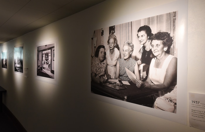 (Francisco Kjolseth  |  The Salt Lake Tribune)  Since 2016, this historic Ladies Literary Club House building at 850 E South Temple has been owned by a group of millennial visual artists and entrepreneurs, known as Photo Collective Studios. They're renovated the building and are now seeking a grant to make it ADA accessible for the first time in its 106-year history. To publicize their cause, on Tuesday, Sept. 24, 2019, they opened their refurbished building to tours which included historical photographs some done by former local photographer Borge Andersen.