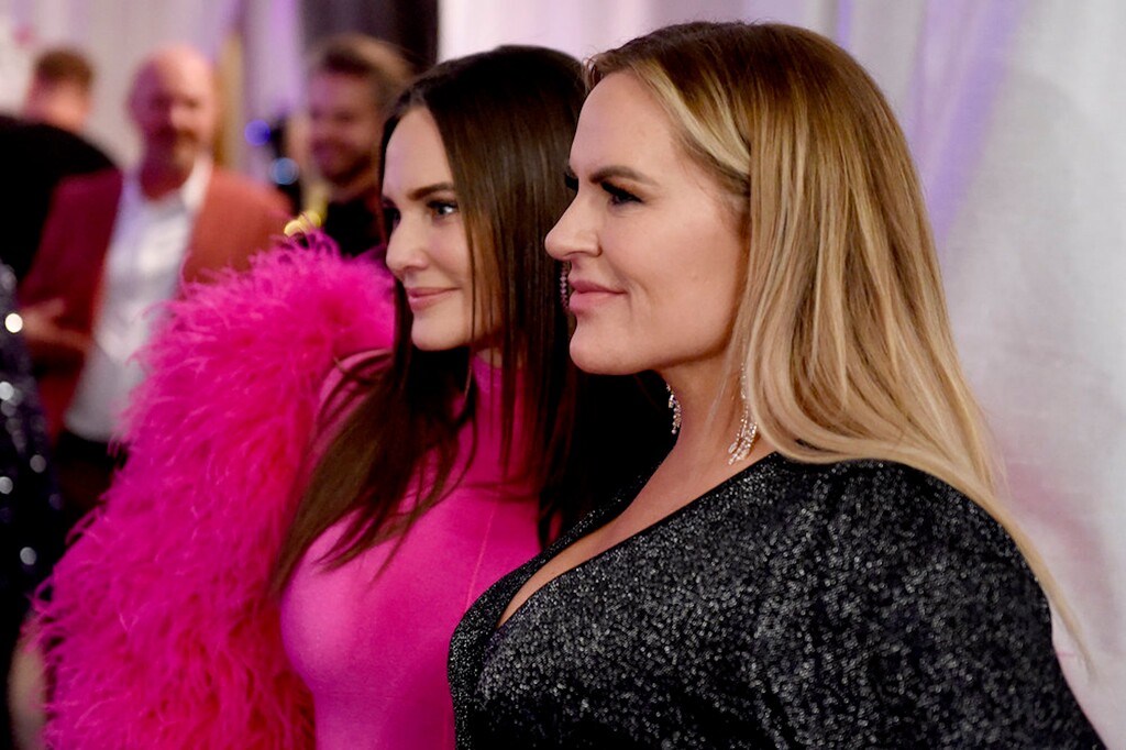 (Photo courtesy of Fred Hayes/Bravo) Meredith Marks and Heather Gay in “The Real Housewives of Salt Lake City.”