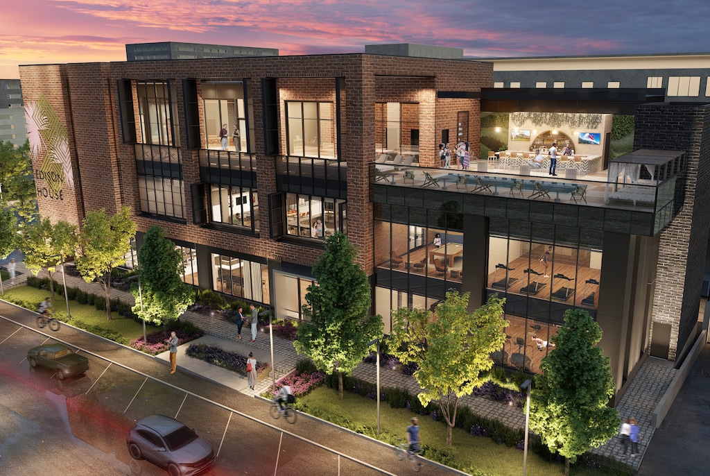 (Edison House) An architectural rendering of Edison House, a social club that will be located at 335 S. 200 West. Applications for the club opened on May 20, 2022.