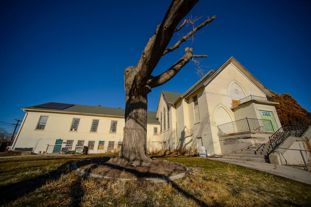 (Trent Nelson  |  The Salt Lake Tribune) The 29th LDS Ward House, at 1102 W. 400 North in Salt Lake City on Thursday, Jan. 7, 2021.