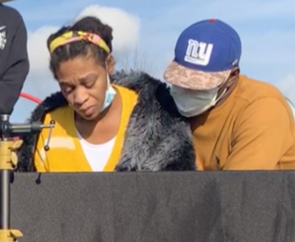(Screenshot) Brittany Tichenor-Cox talks about the death of her daughter, Isabella, on Nov. 8, 2021.