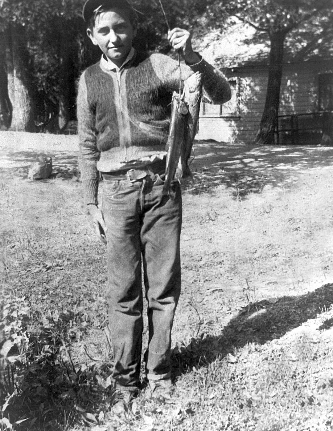 (Photo courtesy LDS Church) Thomas S. Monson in his youth. Fishing was a lifelong hobby.