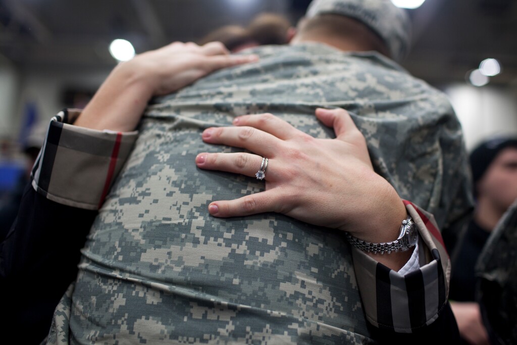 (Damon Winter | New York Times file photo)  American troops returning from Afghanistan in 2011.