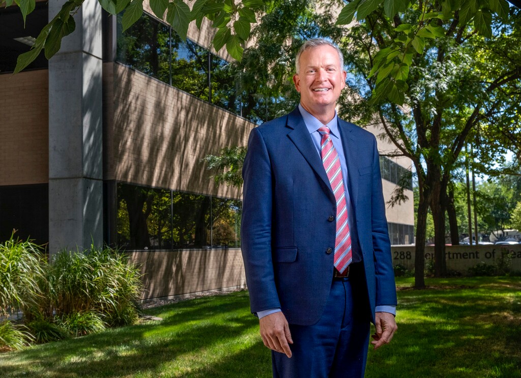 (Leah Hogsten  |  The Salt Lake Tribune) Richard Saunders is the new director of the Utah Department of Health, Sept. 3, 2020.