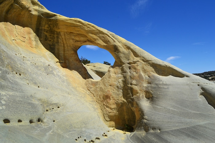 (photo courtesy Manny Mellor) Cedar Wash Arch in the Grand Staircase-Escalante National Monument.