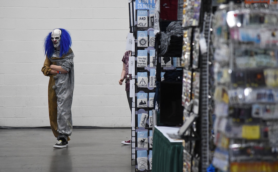 (Francisco Kjolseth  |  The Salt Lake Tribune)  All sorts of people in costumes attend the start of FanX Salt Lake Comic Convention at the Salt Palace in Salt Lake City Thursday, Sept. 6, 2018, during the three-day pop culture convention.