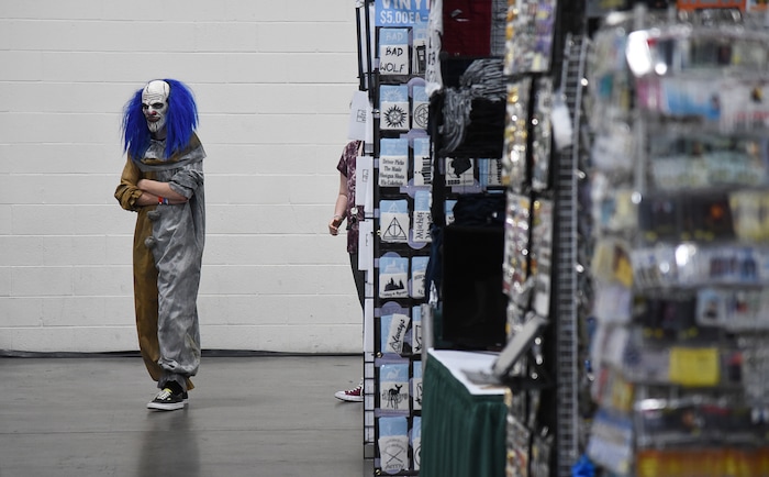 (Francisco Kjolseth  |  The Salt Lake Tribune)  All sorts of people in costumes attend the start of FanX Salt Lake Comic Convention at the Salt Palace in Salt Lake City Thursday, Sept. 6, 2018, during the three-day pop culture convention.