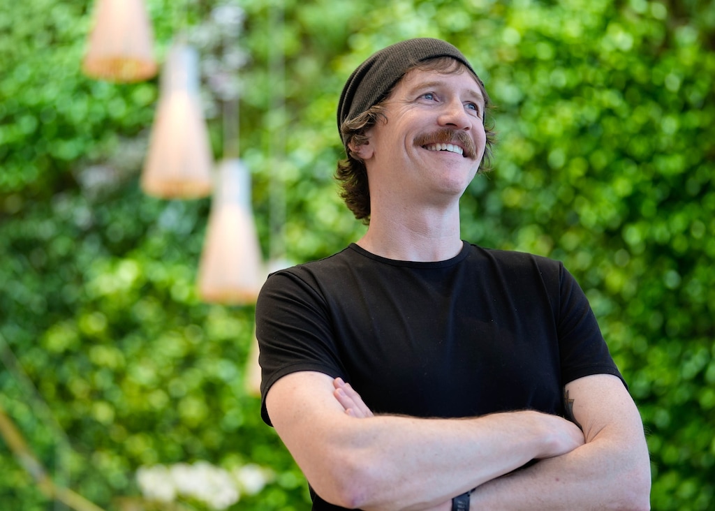 (Francisco Kjolseth | The Salt Lake Tribune) Dave Sunderland, a director of client services for a local Utah tech company, poses for a portrait on Thursday, April 11, 2024. Sunderland says he loves his job and is optimistic about the tech industry despite widespread views to the contrary.