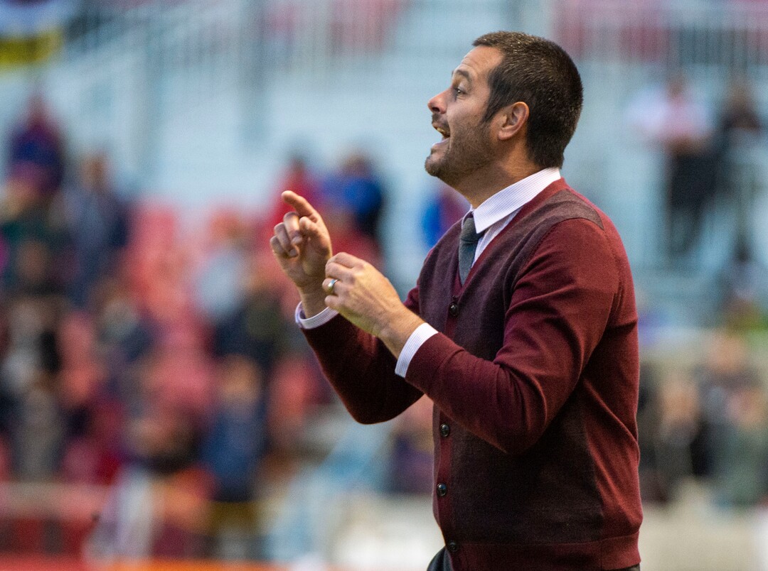 (Rick Egan  |  The Salt Lake Tribune).  Real Salt Lake head coach Mike Petke shouts instructions to his players, during MLS soccer action between Real Salt Lake and Atlanta United at Rio Tinto Stadium in Sandy, Friday, May 24, 2019.