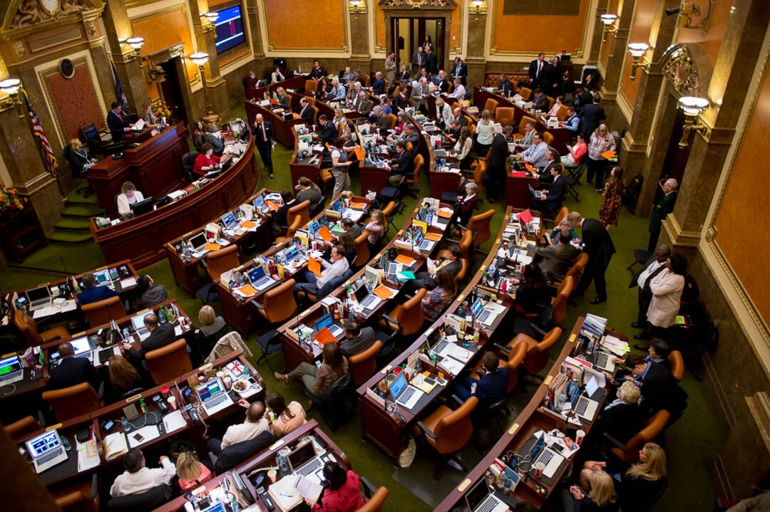 (Trent Nelson | The Salt Lake Tribune)  In the House Chamber in Salt Lake City, Thursday March 8, 2018.