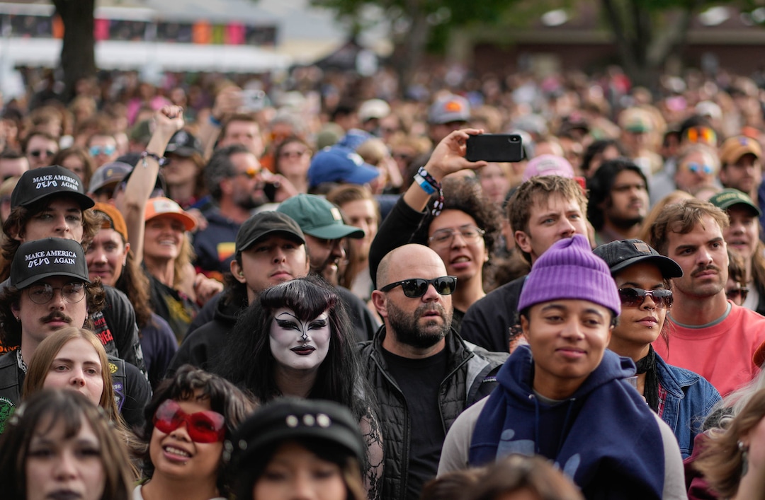 (Francisco Kjolseth  | The Salt Lake Tribune) Fans attend the Kilby Court Block Party in Salt Lake City on Thursday, May 15, 2025.