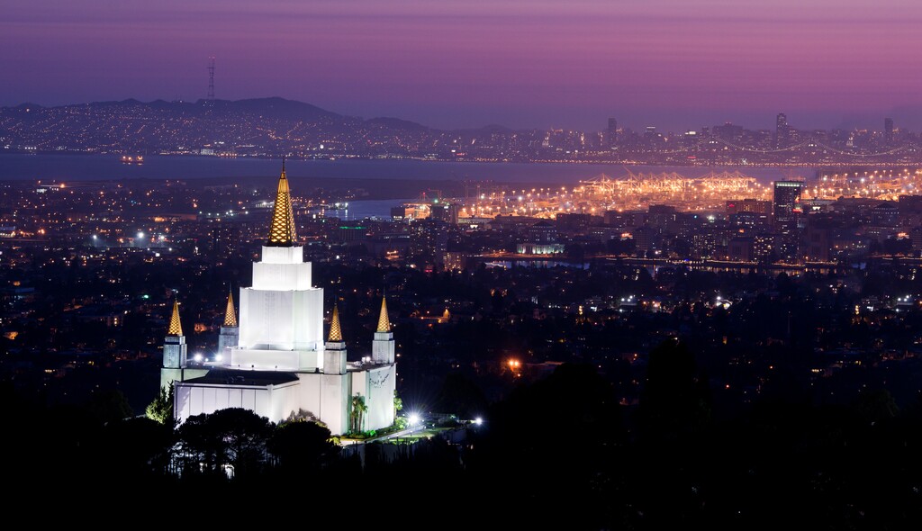 photo courtesy LDS ChurchThe Oakland California Temple will close in February 2018. 