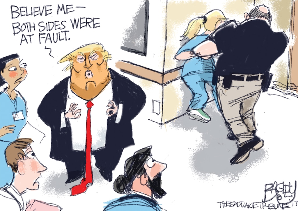 Bagley Cartoon: Doing Her Job