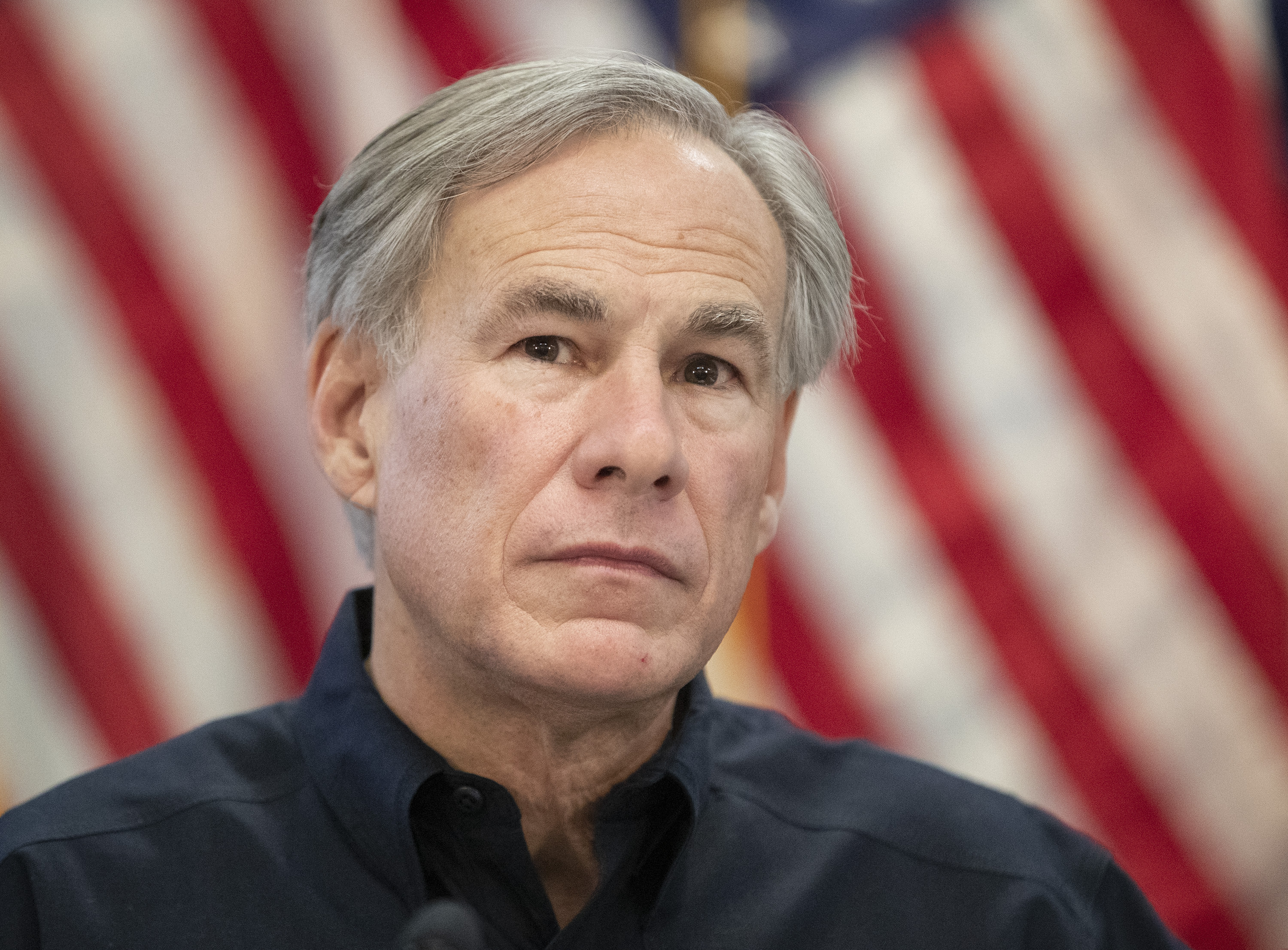 (Jay Janner | Austin American-Statesman via AP)

Texas Gov. Greg Abbott speaks about the winter storm during a press conference at the State Operations Center, Thursday Feb. 18, 2021, in Austin, Texas.