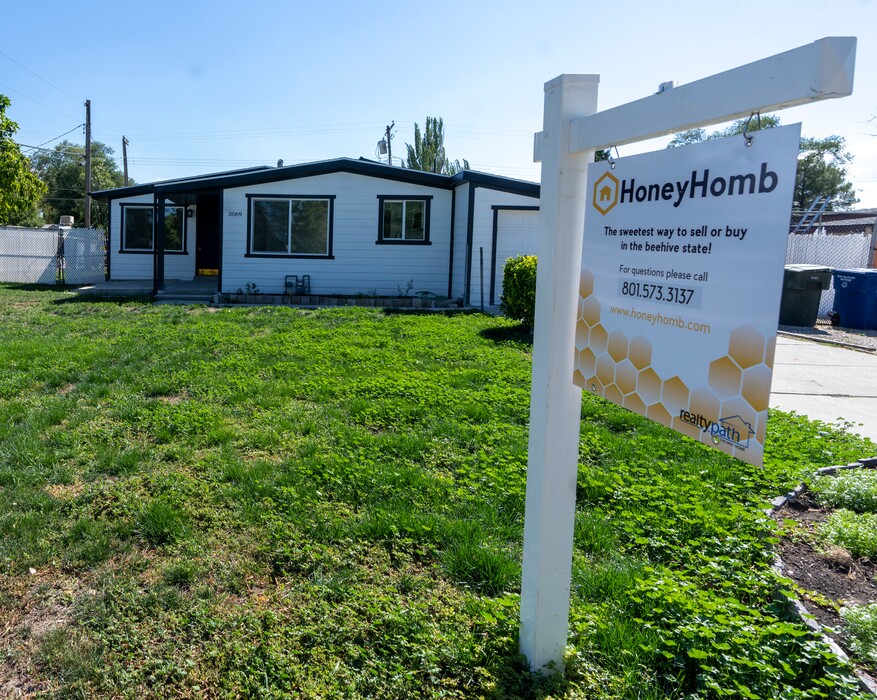 (Rick Egan | The Salt Lake Tribune) A house or sale in West Valley City, on Friday, Sept. 15, 2023. The Tribune wants your questions about what the housing market might do in 2024.