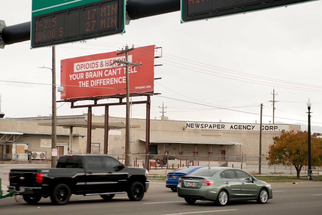 (Jeremy Harmon  |  The Salt Lake Tribune) The old NAC building on 500 South will be part of a 12.4-acre area just west of downtown Salt Lake City. The development, called Post District, is mostly comprised of the block between 300 and 400 West and 500 and 600 South. Photographed on Thursday, Oct. 17, 2019.