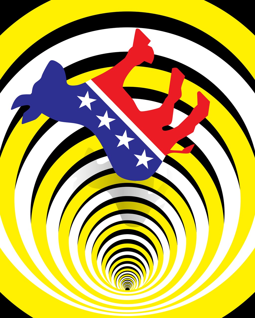 "Win, lose or draw, there's no legitimacy in America anymore," writes Frank Bruni. (Ben Wiseman/The New York Times) --