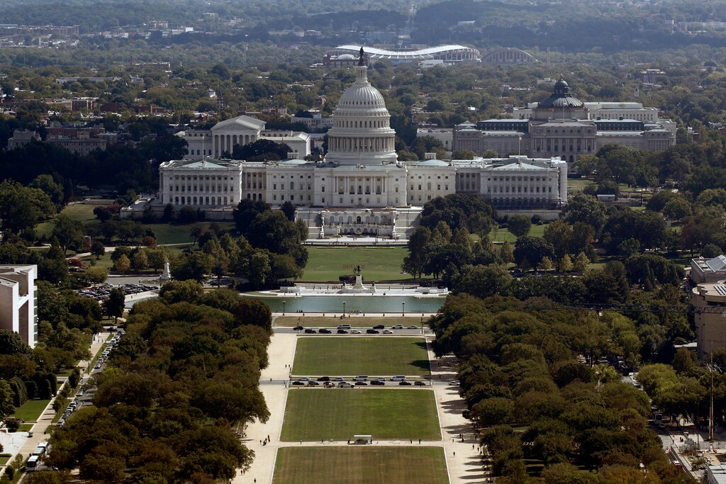 (Patrick Semansky | AP file photo)  The view of the U.S. Capitol building from the Washington Monument in Washington on Sept. 18, 2019.