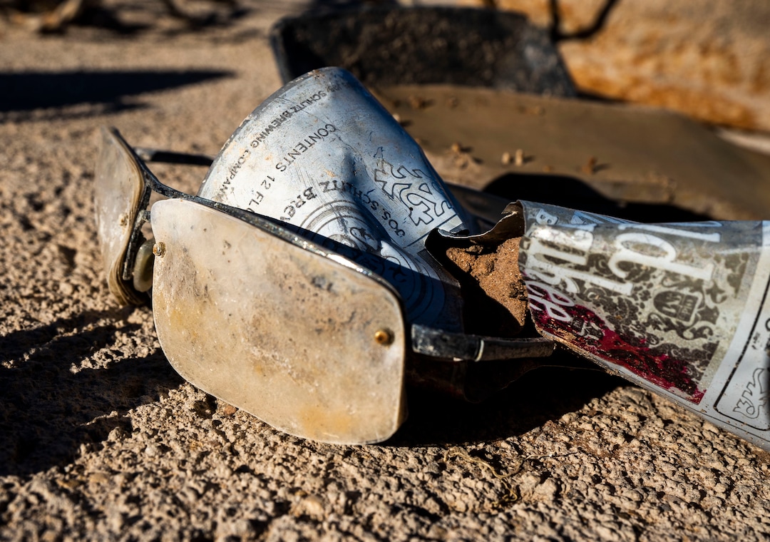 (Rick Egan | The Salt Lake Tribune)  Drought conditions have lowered the level of Rockport Reservoir to reveal old shoes, aluminum cans, and parts of an old pioneer ghost town. Monday, Sept. 20, 2021.