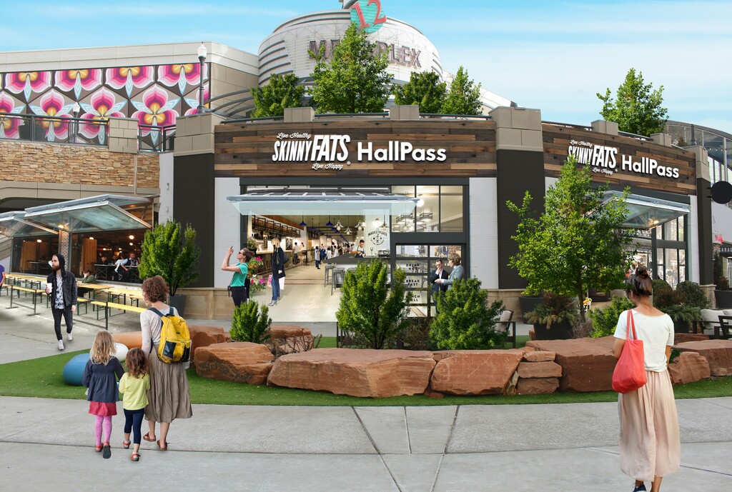 (Courtesy photo) An artist's rendering of the proposed SkinnyFats Food Hall coming to The Gateway in the fall of 2018.