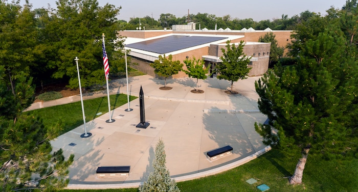 (Courtesy of Salt Lake City) Newly installed solar panels at the Pioneer Police Precinct. Salt Lake City announced solar installations at seven new facilities Thursday.