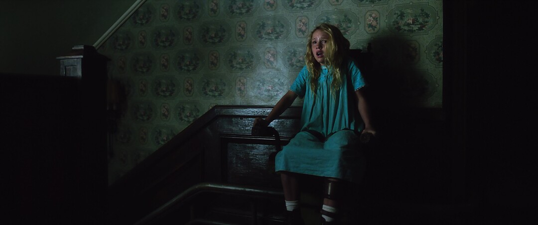 (  !  Warner Bros. Pictures) Polio-stricken Janice (Talitha Bateman) uses a star lift in the house recently donated to her orphanage, but discovers something sinister upstairs, in "Annabelle: Creation," a prequel to the 2014 horror movie spun off from "The Conjuring."