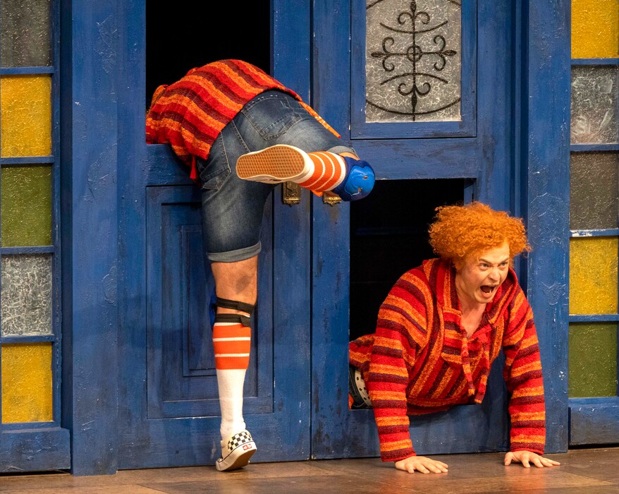 (Rick Egan | The Salt Lake Tribune) Michael Doherty plays Dromio of Syracuse in "The Comedy of Errors" at the Utah Shakespeare Festival in Cedar City, on Saturday, July 3, 2021. 
