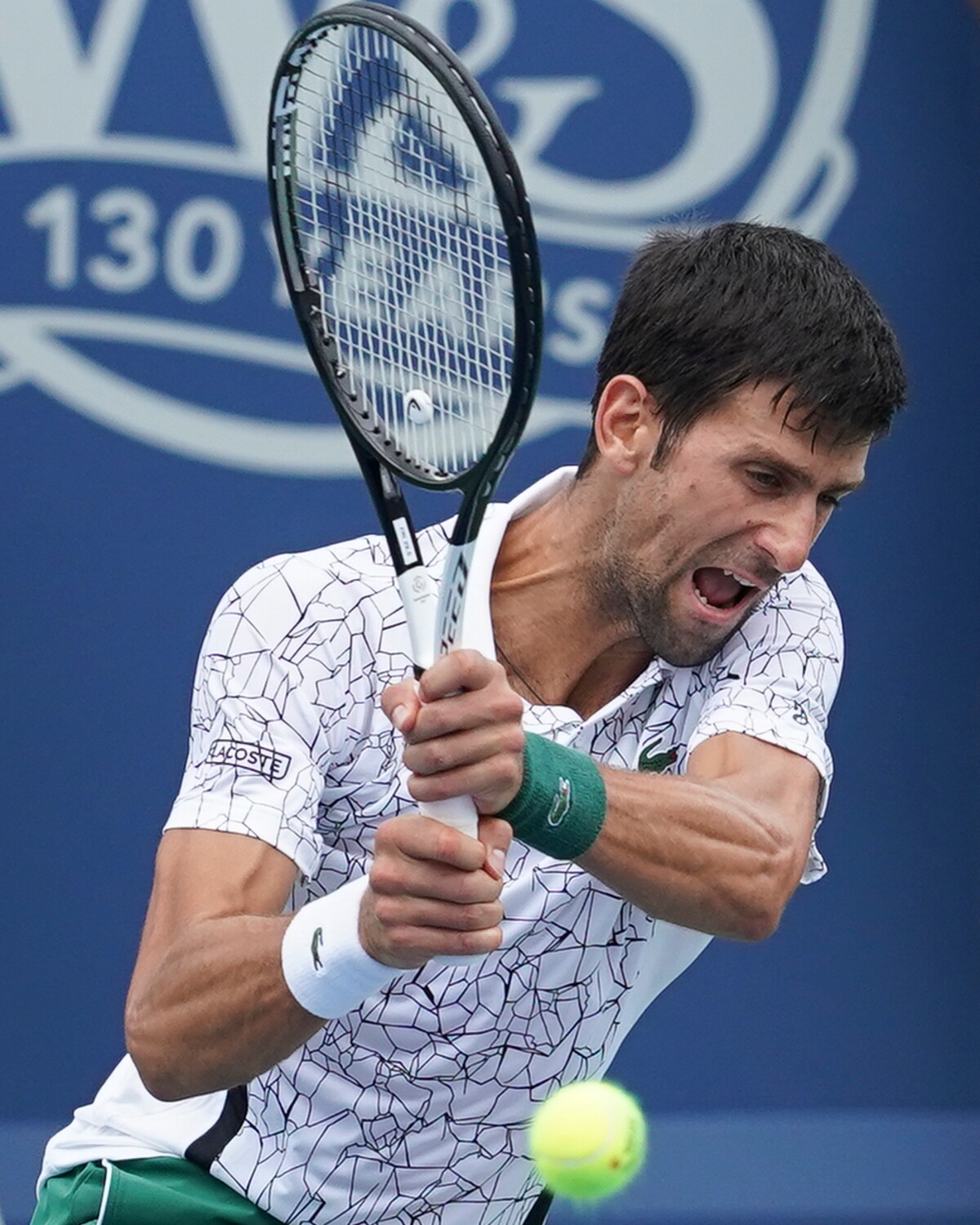 Racket-smashing Novak Djokovic reaches Cincinnati semifinals