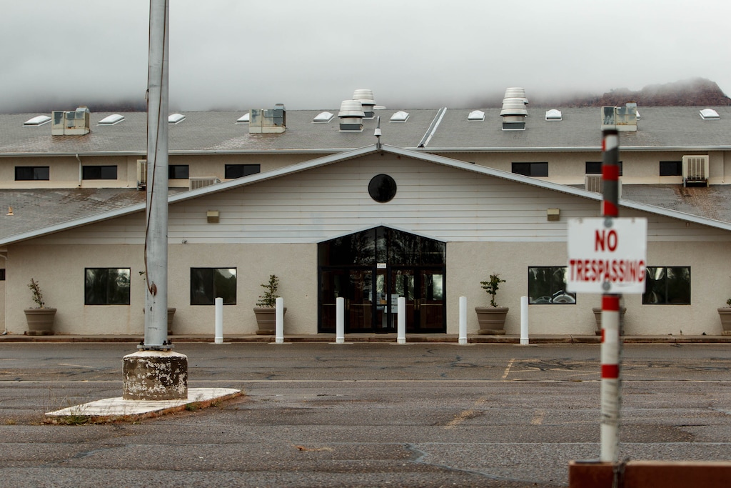 Trent Nelson  |  The Salt Lake TribuneThe LSJ meetinghouse in Colorado City, the building ex-members say houses the FLDS church's surveillance camera operation, Thursday, October 10, 2013.