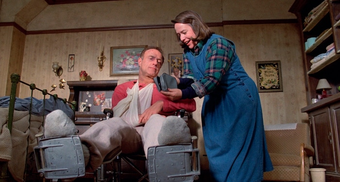 Courtesy photo


Annie Wilkes (Kathy Bates, right) nurses author Paul Sheldon (James Caan) back to health after an auto accident, in the Rob Reiner's 1990 thriller "Misery," based on a Stephen King novel.