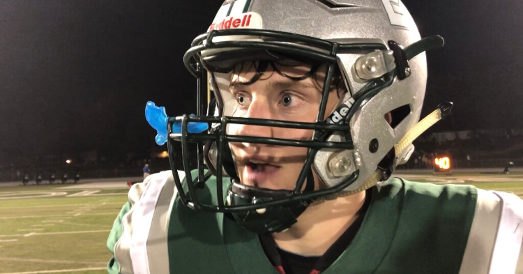 (Sammy Mora | The Tribune) Olympus running back Sam Seagle scored a fourth-quarter touchdown in the Titans' 15-6 win over Kearns. Oly improved to 2-1 on the year.