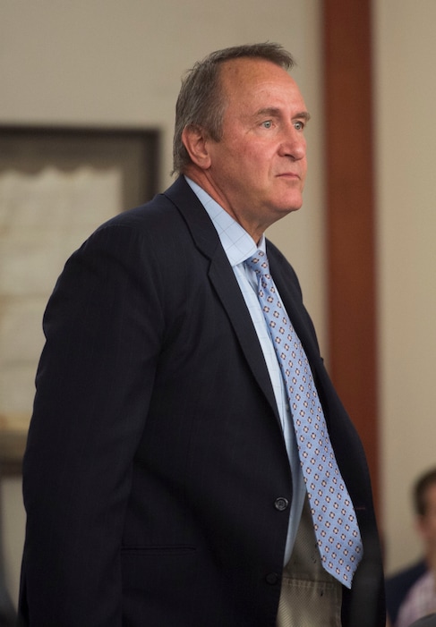 Steve Griffin  |  The Salt Lake TribuneFormer Utah Attorney General Mark Shurtleff appears in front of Third District Court Judge Randall Skanchy at the Matheson Courthouse in Salt Lake City, Monday, June 15, 2015. 