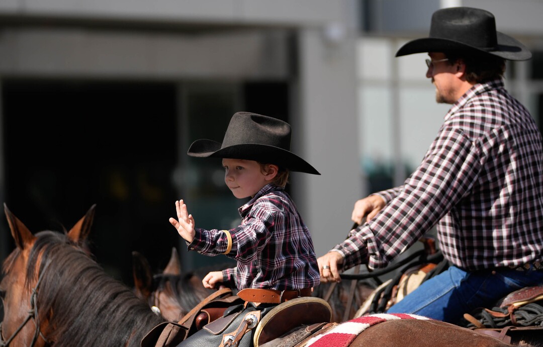 (Francisco Kjolseth | The Salt Lake Tribune) People participate in the Days of ’47 Parade in Salt Lake City on Saturday, July 23, 2022.