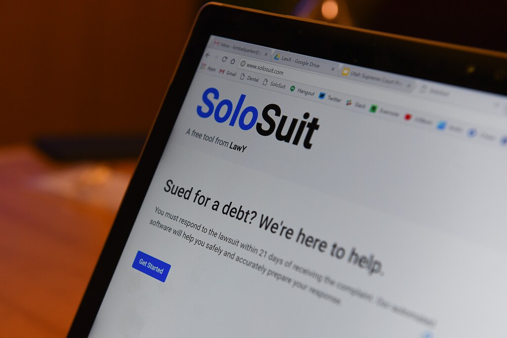 (Francisco Kjolseth  |  The Salt Lake Tribune)  SoloSuit is the first product designed by LawX, a legal design lab at BYU Law School with the goal having students solve one legal challenge each fall semester.