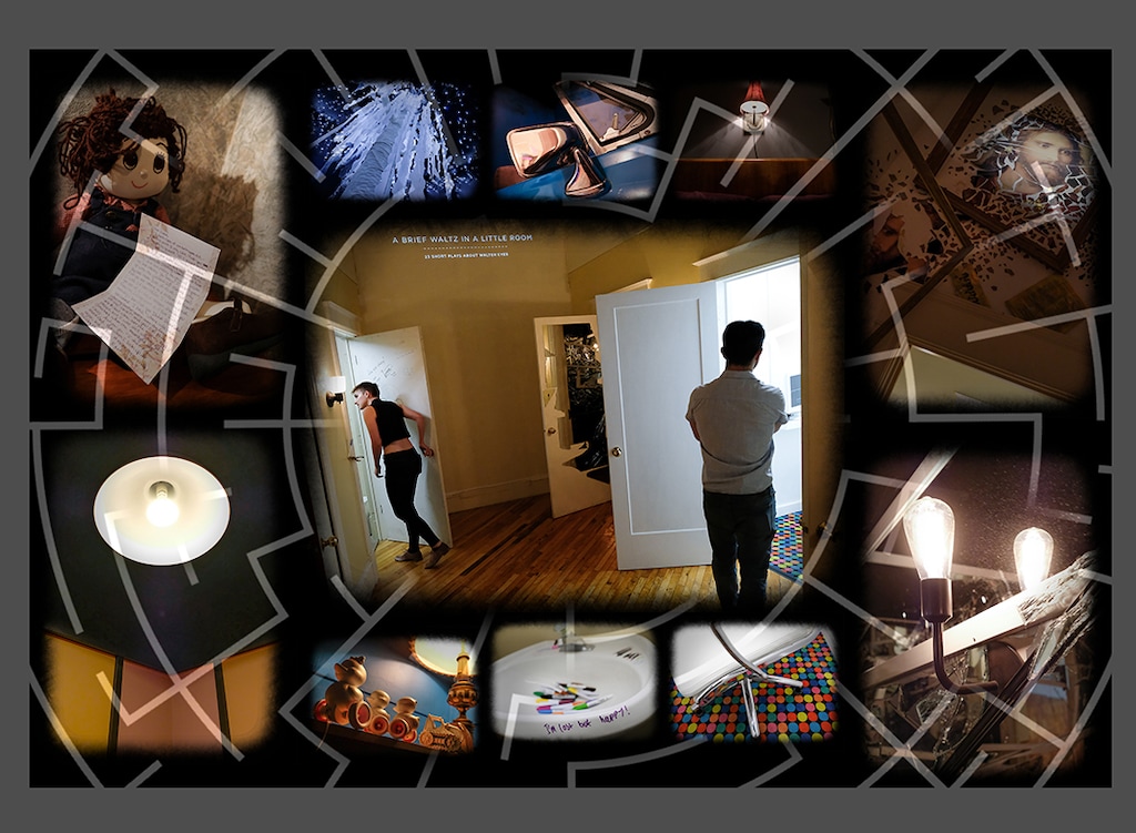 (Photo illustration by Francisco Kjolseth and Jeremy Harmon | The Salt Lake Tribune)  "A Brief Waltz in a Little Room" has audience members enter 10 different small rooms to see 20 different scenes of the play.