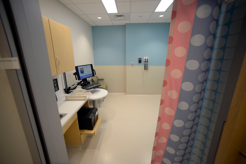 (Al Hartmann  |  The Salt Lake Tribune) An individual exam room.