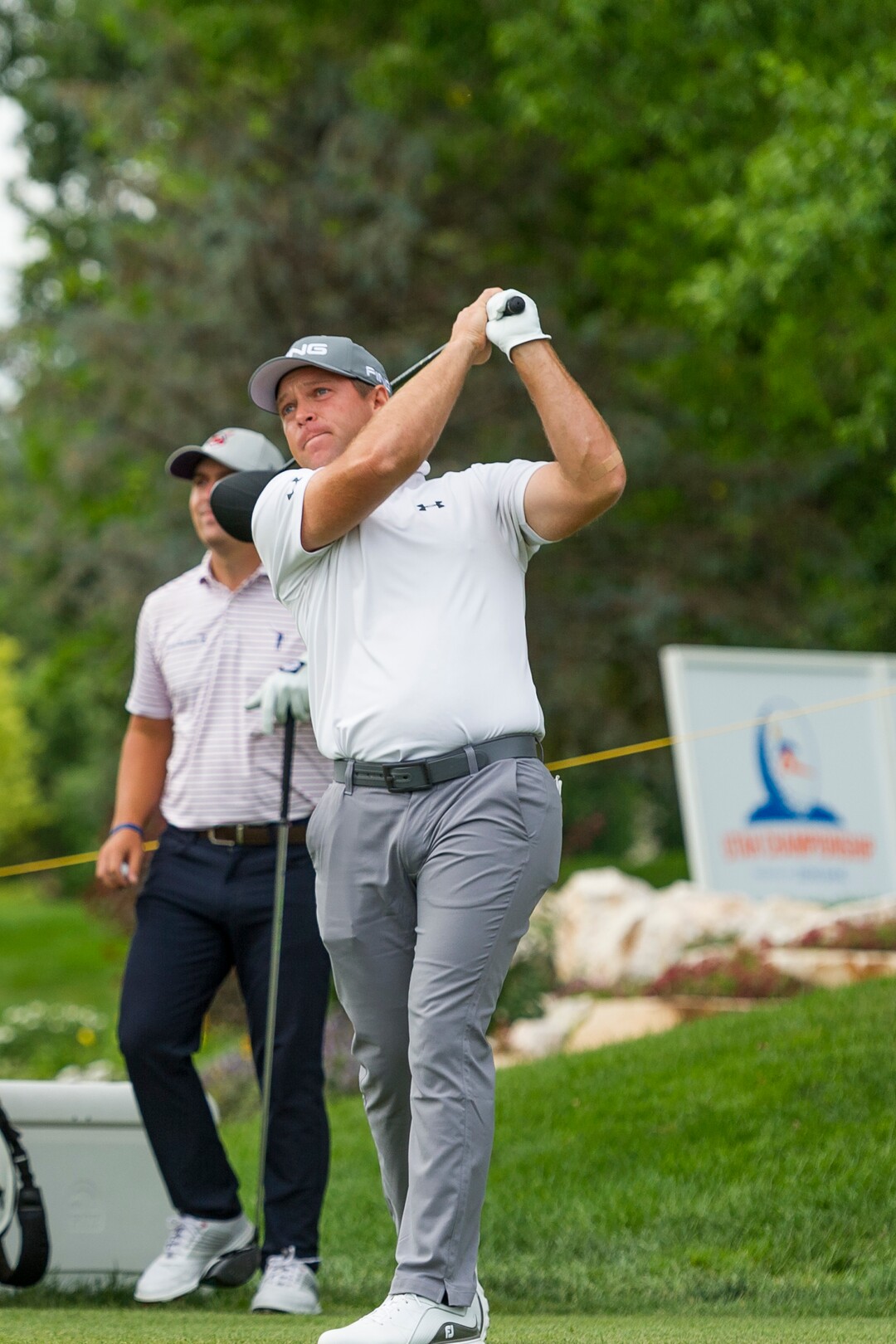 (Alex Gallivan  |  Special to the Tribune) Daniel Summerhays finished 6th during the final round of the Utah Championship on Sunday at Oakridge Country Club in Farmington