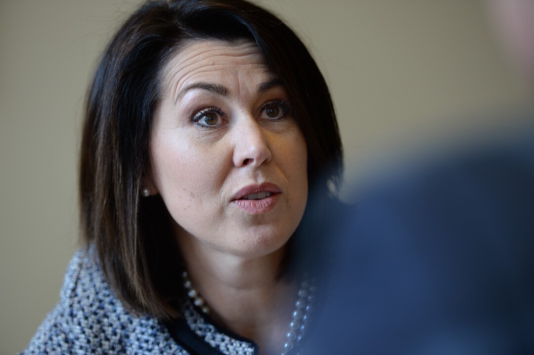 (Scott Sommerdorf   |  The Salt Lake Tribune)  
Sen. Deidre Henderson, R-Spanish Fork, during an interview, Thursday, January 25, 2018.