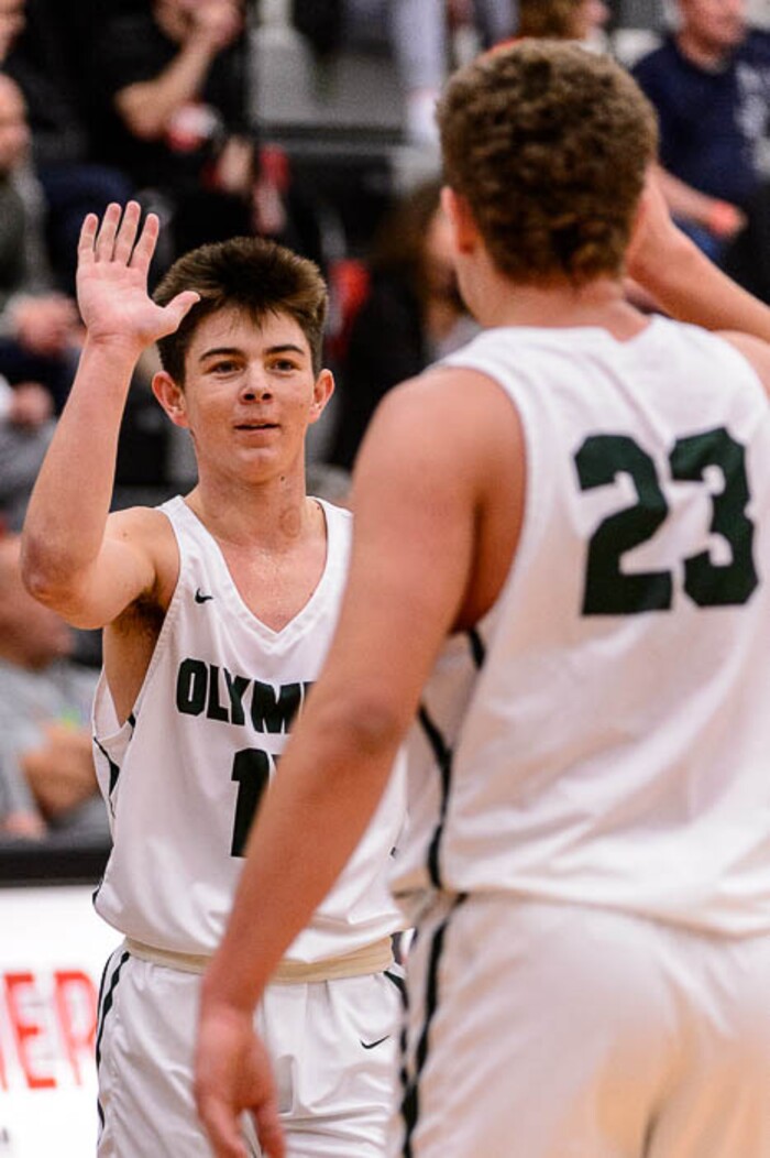 (Trent Nelson | The Salt Lake Tribune)  as American Fork hosts Olympus in the Utah Elite Eight tournament, Saturday December 9, 2017.