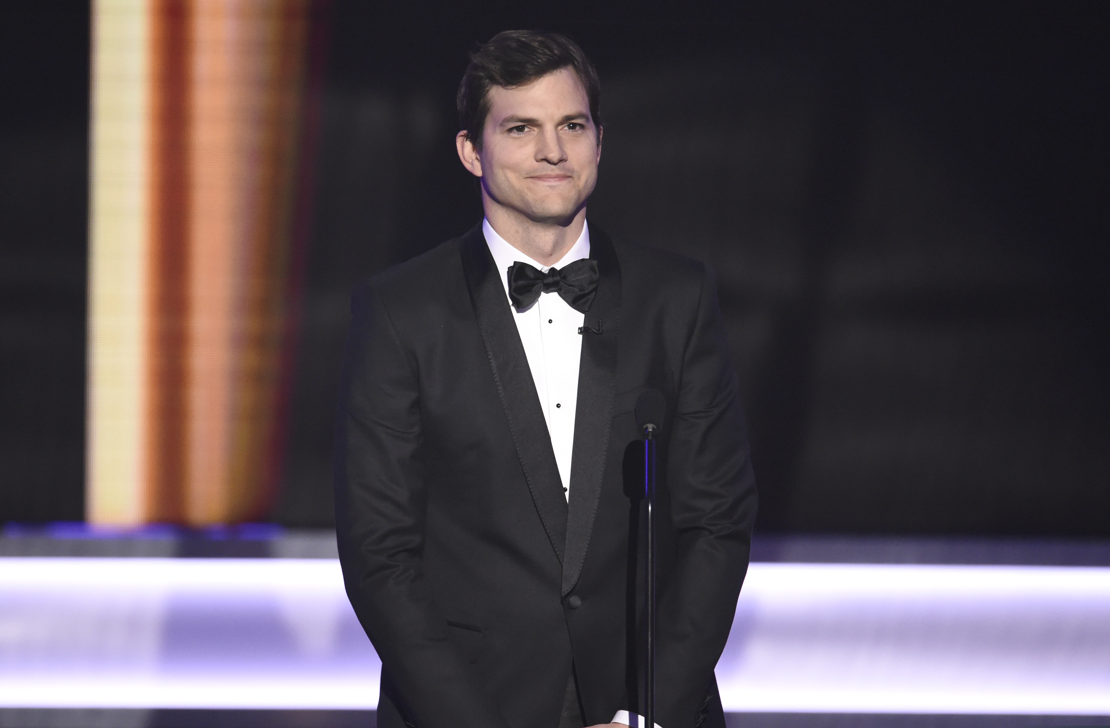 FILE - In this Jan. 29, 2017 file photo, actor and entrepreneur Ashton Kutcher appears at the 23rd annual Screen Actors Guild Awards in Los Angeles. Iowa Gov. Kim Reynolds said Thursday, April 23, 2020 that the state's $26 million contract with Utah companies to increase coronavirus testing was developed after she got unsolicited advice from Iowa native Kutcher. (Photo by Chris Pizzello/Invision/AP File)
