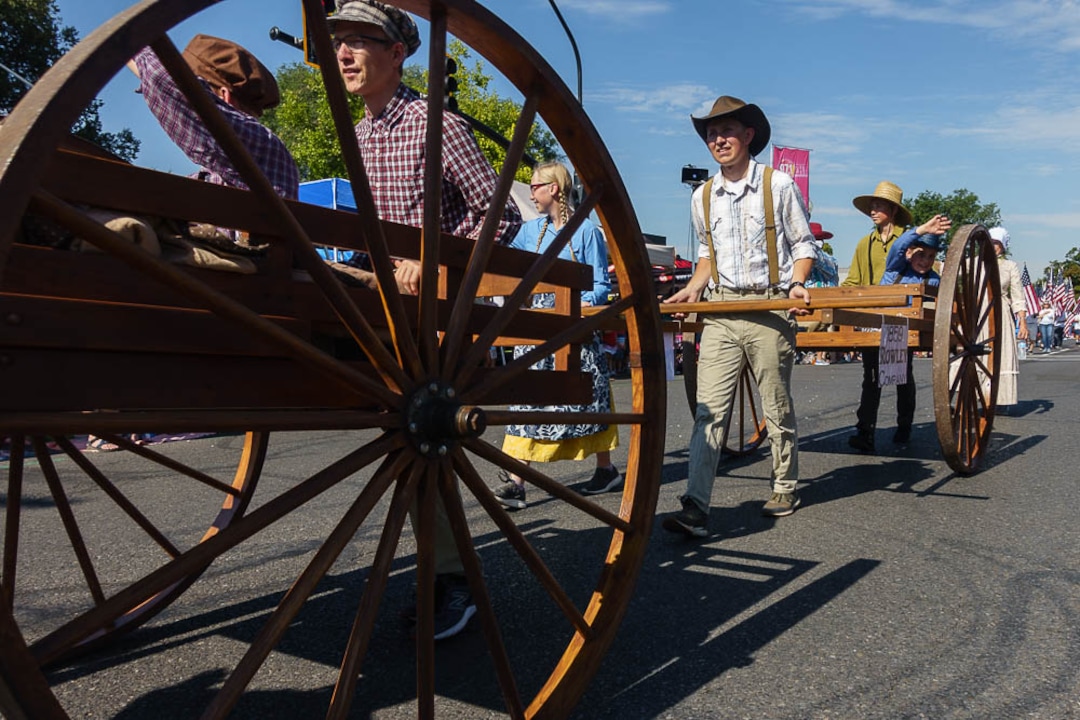 (Trent Nelson | The Salt Lake Tribune)  The Days of '47 Parade in Salt Lake City, Tuesday July 24, 2018.