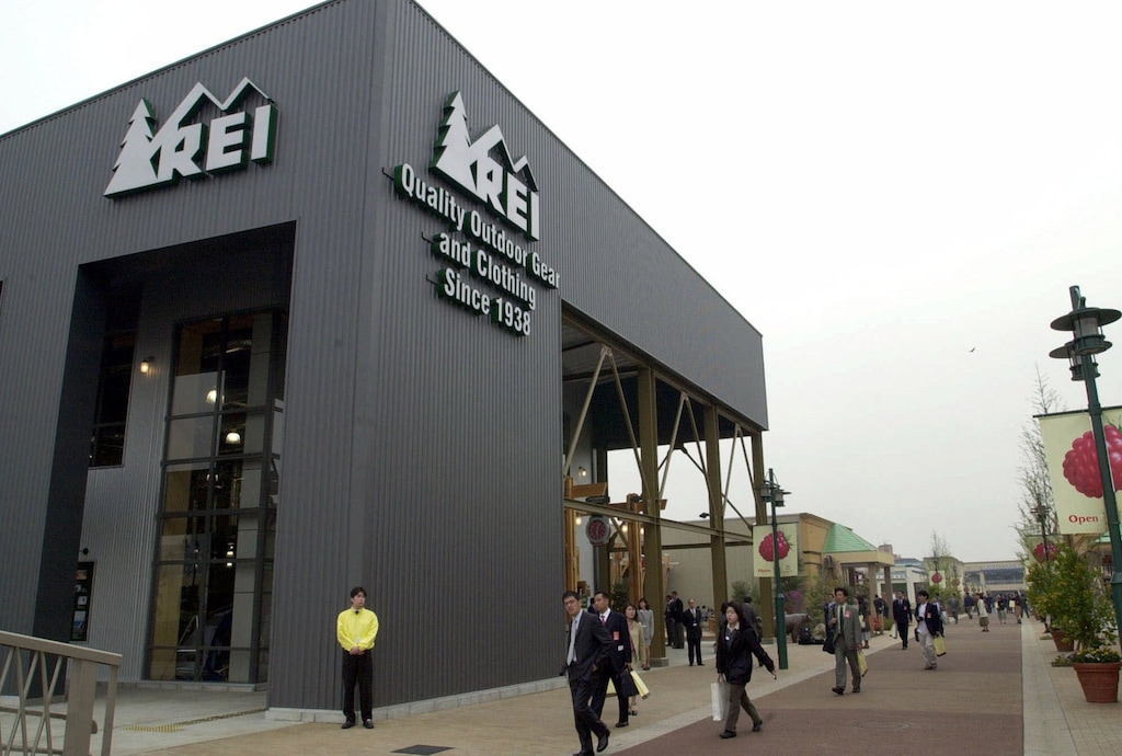 (Koji Sasahara | The Associated Press) People stroll around REI Japan's Tokyo flagship store. A major Utah outdoor-gear supplier is facing widespread calls for boycotts over its ties to the gun industry — and on Thursday, retail giant REI announced it was joining the movement.